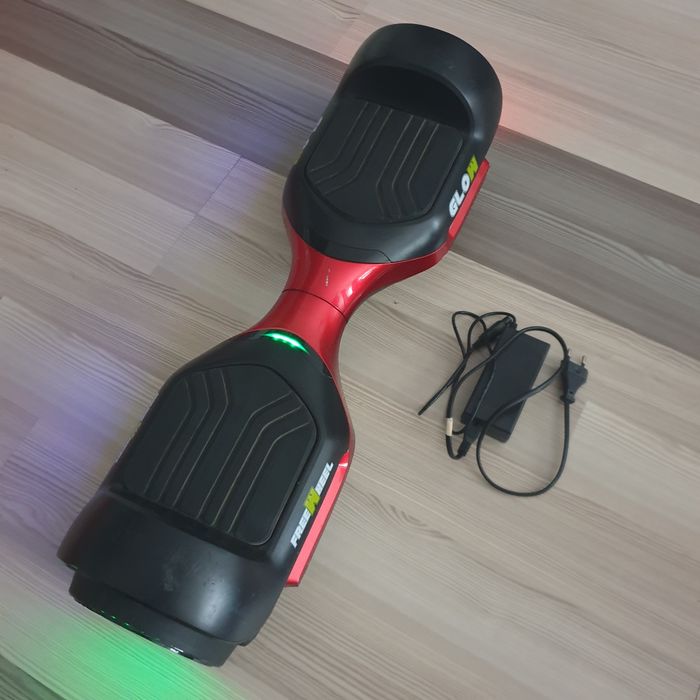 Hoverboard FreeWheel Glow Profesional Roti MARI corp din DUR ALUMINIU