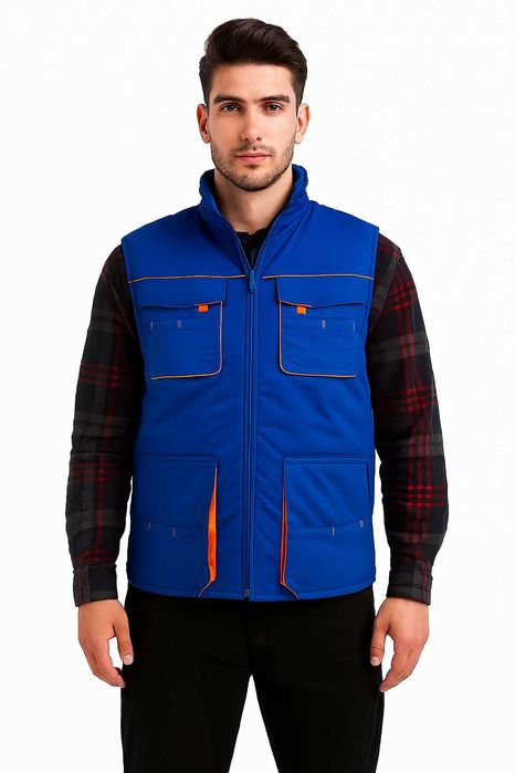 Спецодежда, жилет утепленный, смесовая ткань, размер:48-60