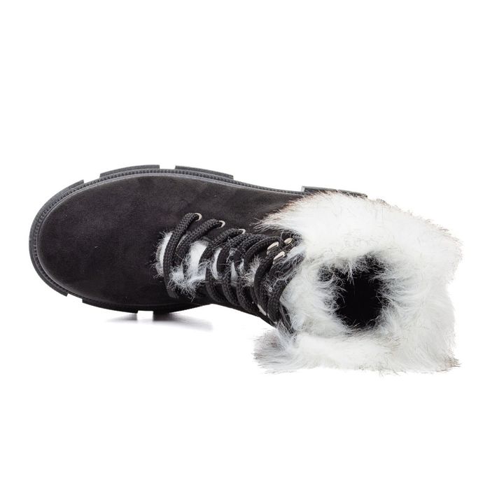 Дамски боти с пух