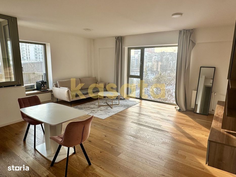 Apartament cu 2 camere, terasă și vedere spre grădină | Aviației Park — fotografia 1