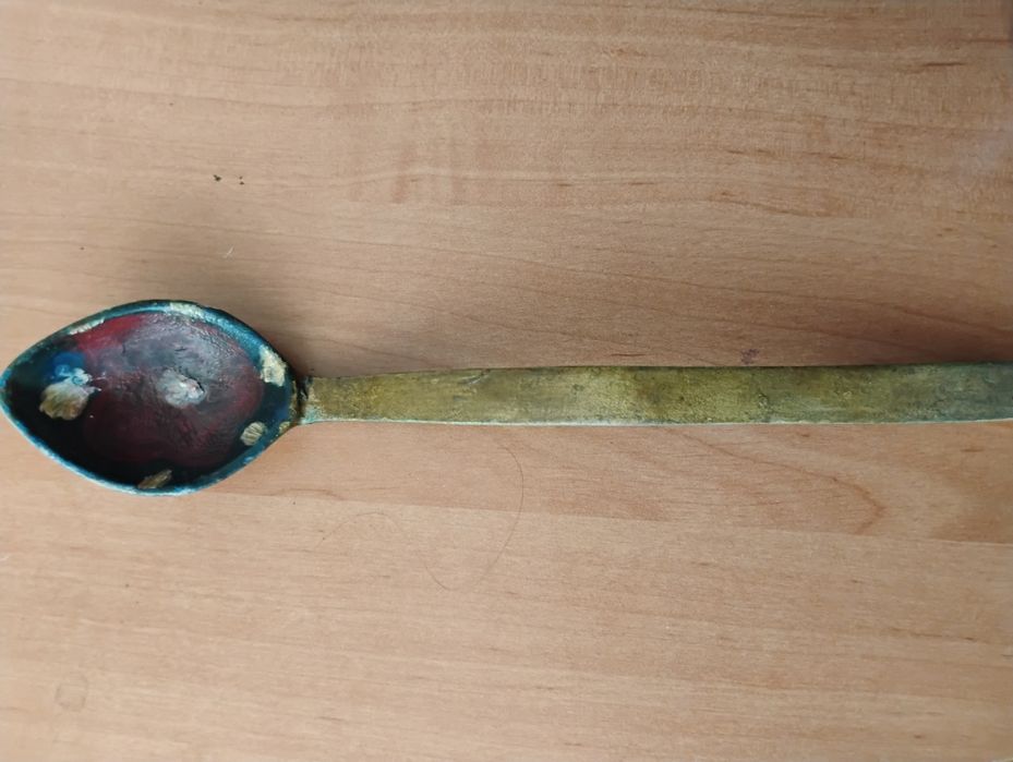 Старинна дървена лъжица