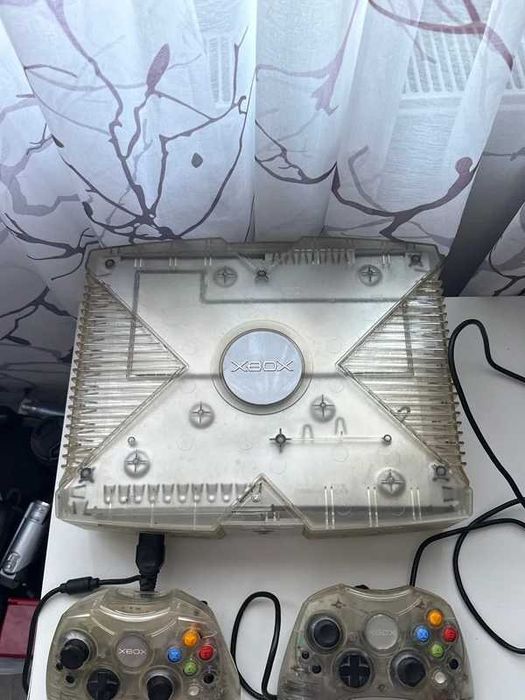 Consola Microsoft XBOX model Trasparent Classic