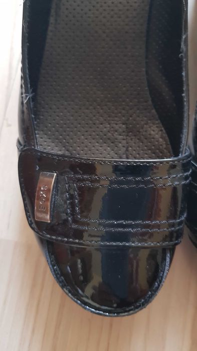 Елегантни обувки естествен кожен лак 37 номер