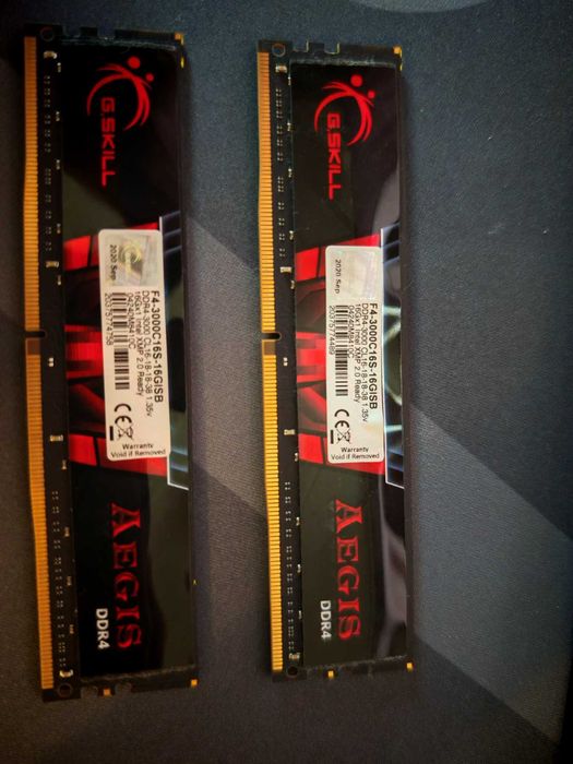 Рам памет G.SKILL Aegis 32GB (2x16GB) DDR4 3000MHz