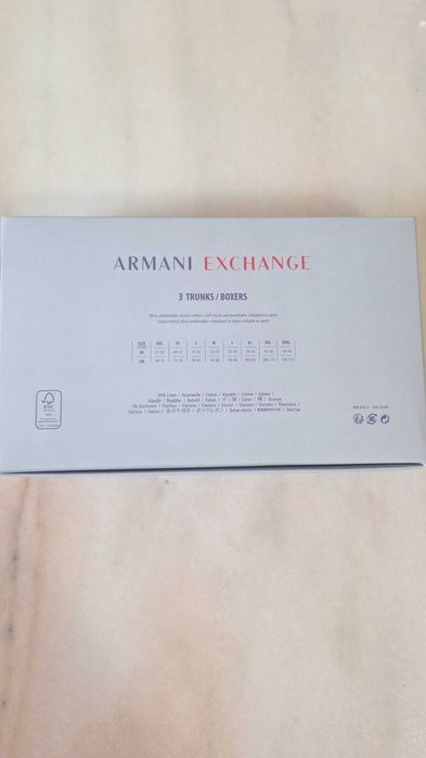 Boxeri Armani Exchange set de 3 perechi