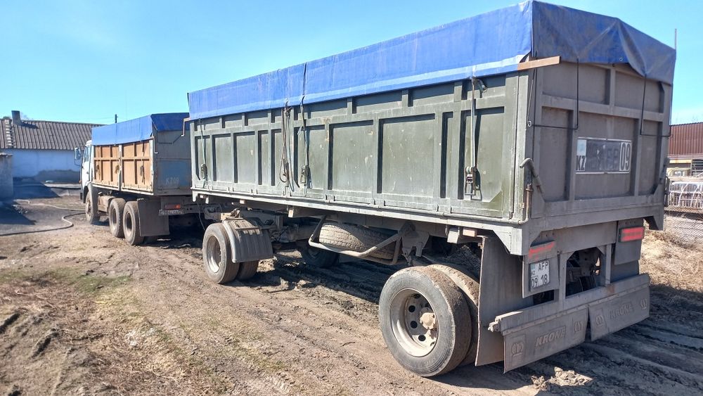 Продам камаз с прицепом