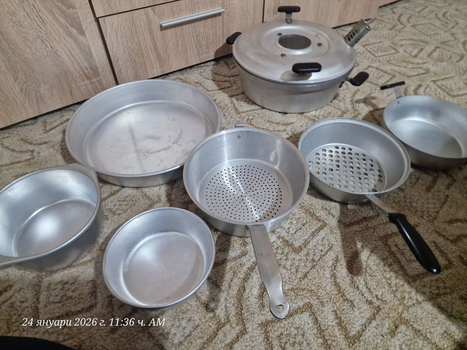 Соц.алуминиеви тави,Електрическа тенджера,тиганче  за пържене на карто