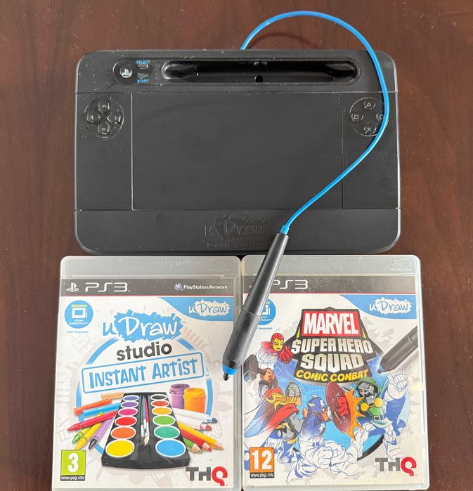 [ PS Move > uDraw Game Tablet + MARVEL за PlayStation 3