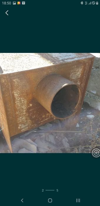 Продам печь на твёрдом топливе