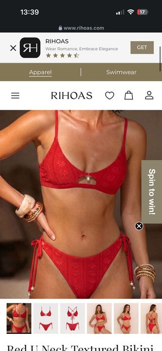Бански RIHOAS, S червен