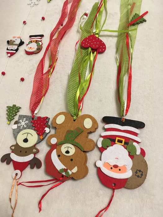 Коледна украса играчки Дядо Коледа Снежен човек Елха Елена Рудолф