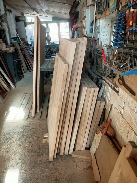 Trepte din lemn masiv