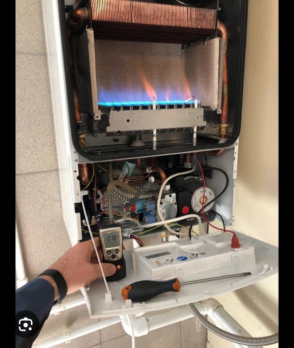 Ремонт двухкотурный котлов. Катёл