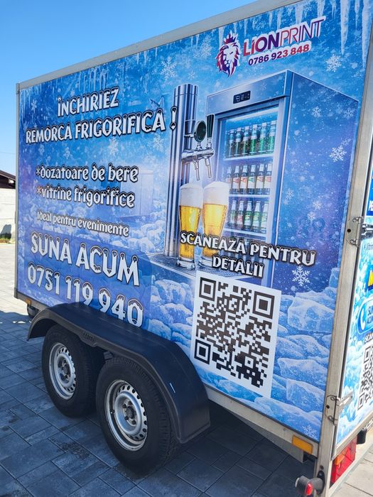 remorca frigorifica /cub frigorific/ vitrine frigorifice /dozator bere