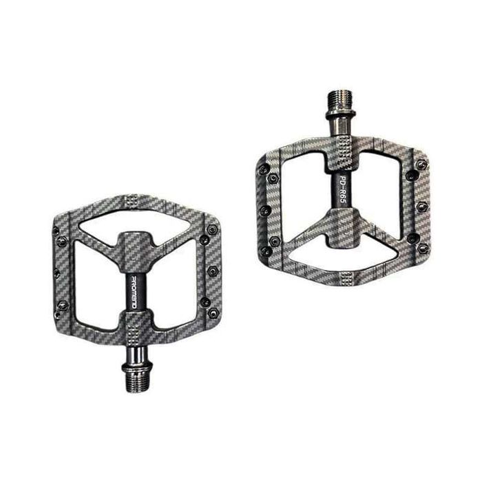Ултра леки педали за велосипед PROMEND R65, Carbon pattern, 240гр.