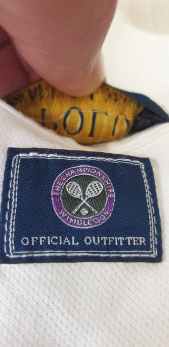 POLO Ralph Lauren Wimbledon Pique Cotton / 2XL ОРИГИНАЛ! Мъжка Тениска
