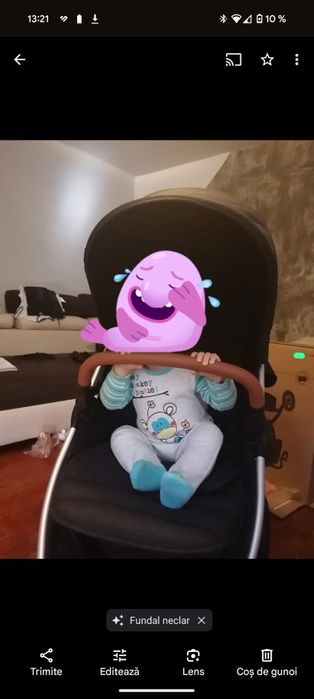 Carucior Hauck Sportswear UpTown melange negru