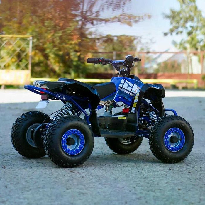 ATV electric Kinder Eco Wolf XXL 1200W 48V cu 3 viteza 6 inch Blue