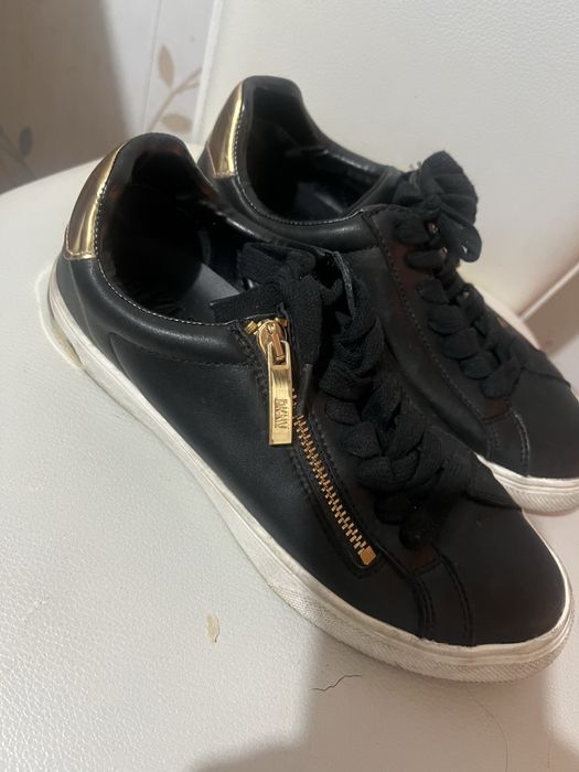 Кроссовки кожаные DKNY