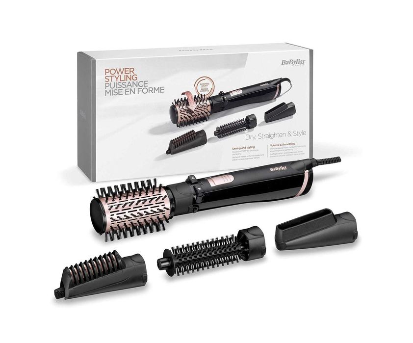 Електрическа четка за коса BaByliss AS200E, Въртяща, 1000W , Cool-Shot