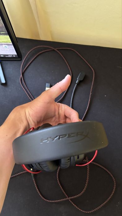 HyperX Cloud III Black/Red (С кабел)