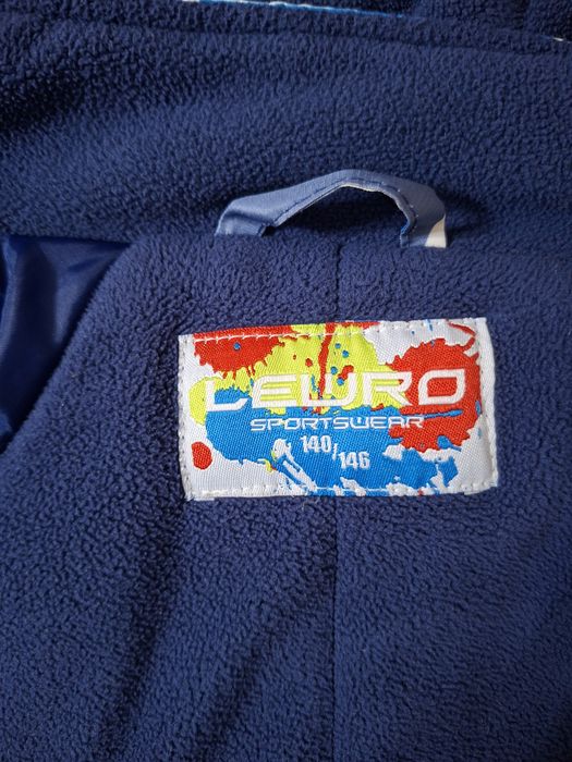 Geacă albastră de schi/snowboard pentru copii-11 ani