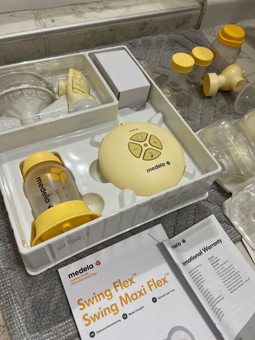 Помпа за кърма Medela Swing Flex, Електрическа, Двуфазна