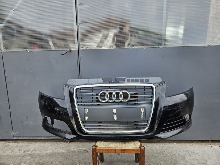 Bara fata Audi A3 8P Facelift 2009-2012 Grila Culoare negru LC9X Spoiler
