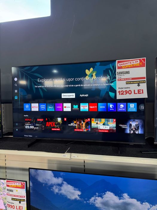 Televizor Samsung, 50 126cm, Smart, 4K, GARANTIE 2 ANI