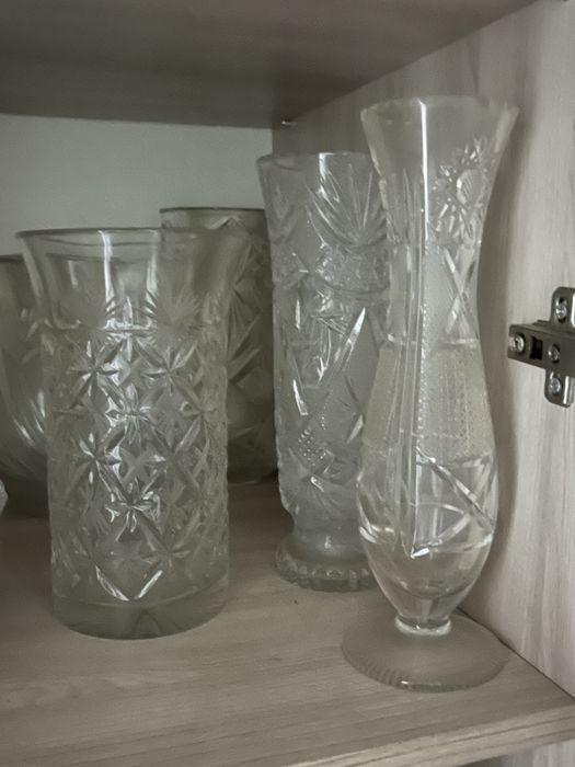 Продам советскую вазу хрустальную