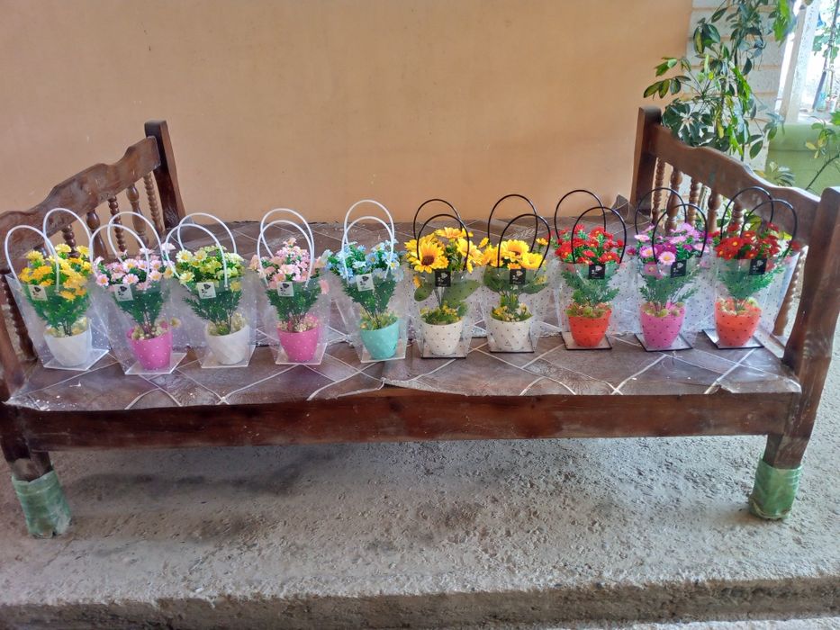 Sovgʻa uchun suniy gullar Optom narxlarda