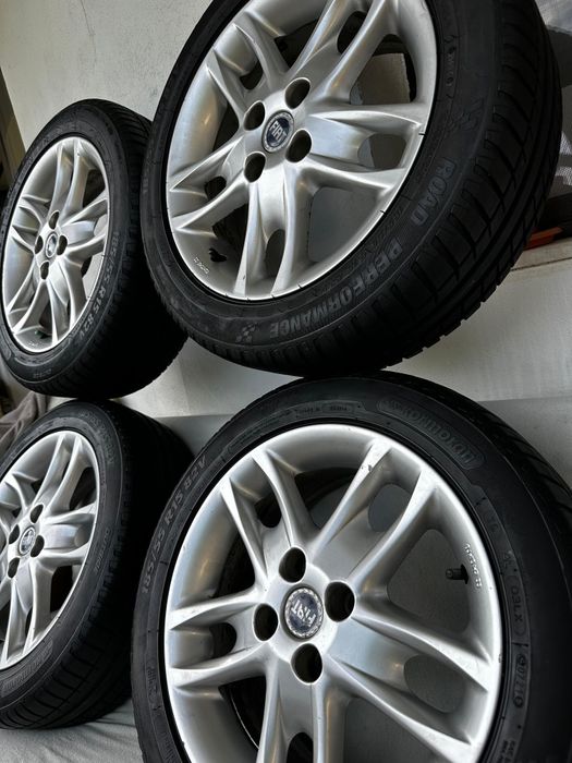 Vând Set Jante Aliaj FIAT R15 + Anvelope Kormoran 185/55 R15 - Stare Foarte Buna