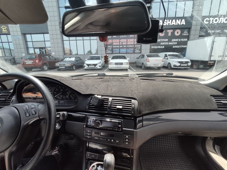 Коврик на панель из Алькантары