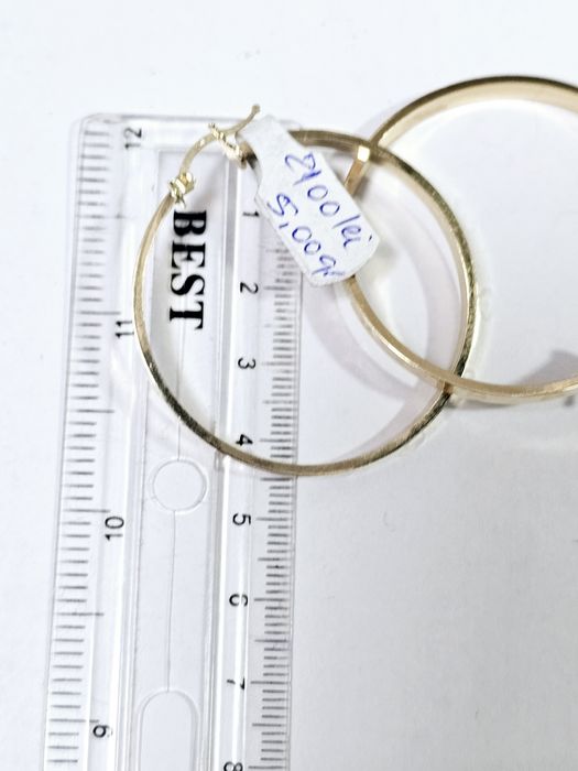 Vand cercei din aur 14 k 5 g cod 571