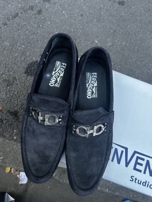 Mocasini barbati din piele intoarsa