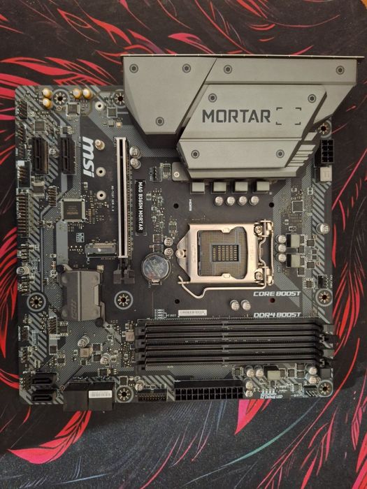 Материнская плата msi mag b365m mortar