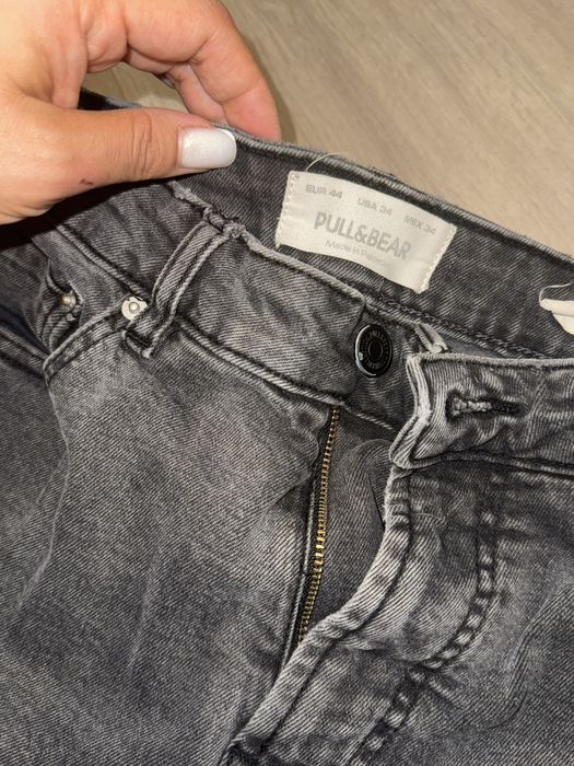 Джинсы муж pull&bear черные L 48