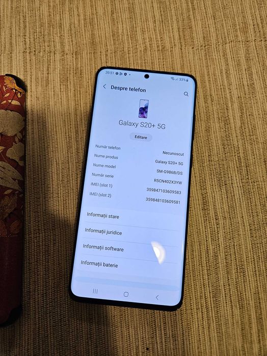 Samsung s20 + plus,  - stare f buna