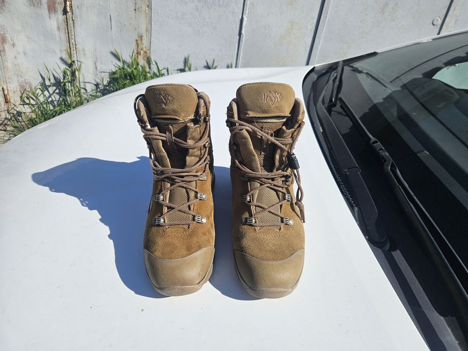 Bocanci haix 42 goretex crem militari