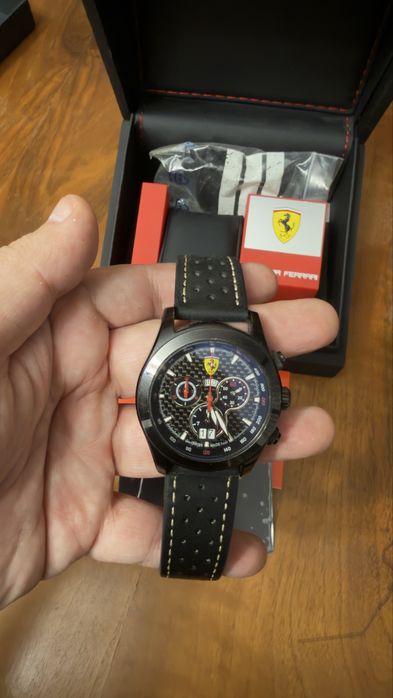 Ceas Ferrari Scuderia Paddock Cronograph Carbon