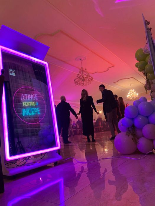 Platformă video 360 + Oglindă foto magică + Bar mobil premium