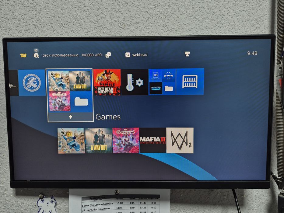 Прошитая Playstation 4 Slim