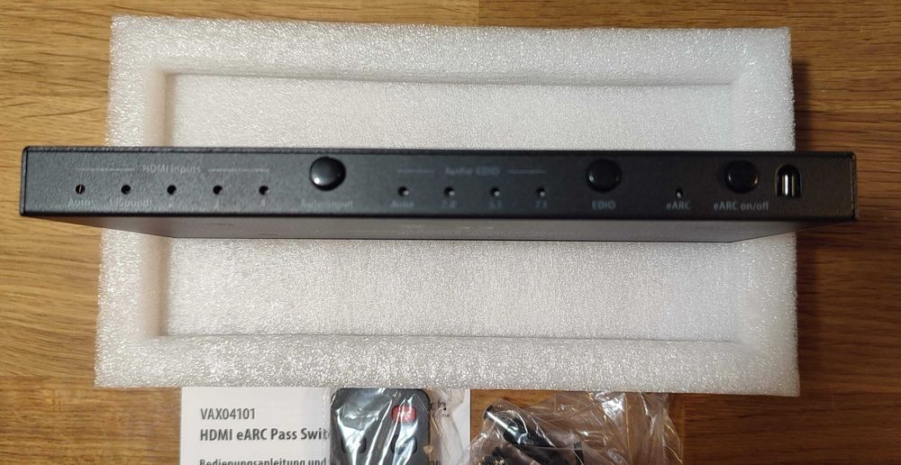 Switch HDMI 4K HDR eARC, 5 porturi - Dolby, DTS, 7.1