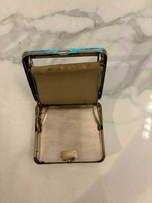 Tabachiera veche Rapid - Germania argintata anii 50, stare buna