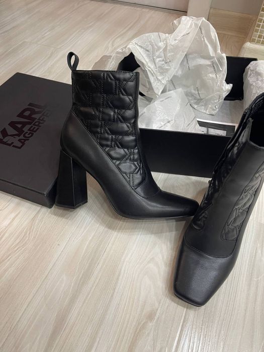 Женские полуботинки кожа  Karl Lagerfeld оригинал