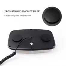 Mini Rampa Girofar Auto LED Galben  24 LED-uri, 8 Modele de Iluminare,