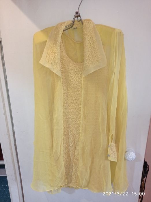 Продам женское платье с накидкой