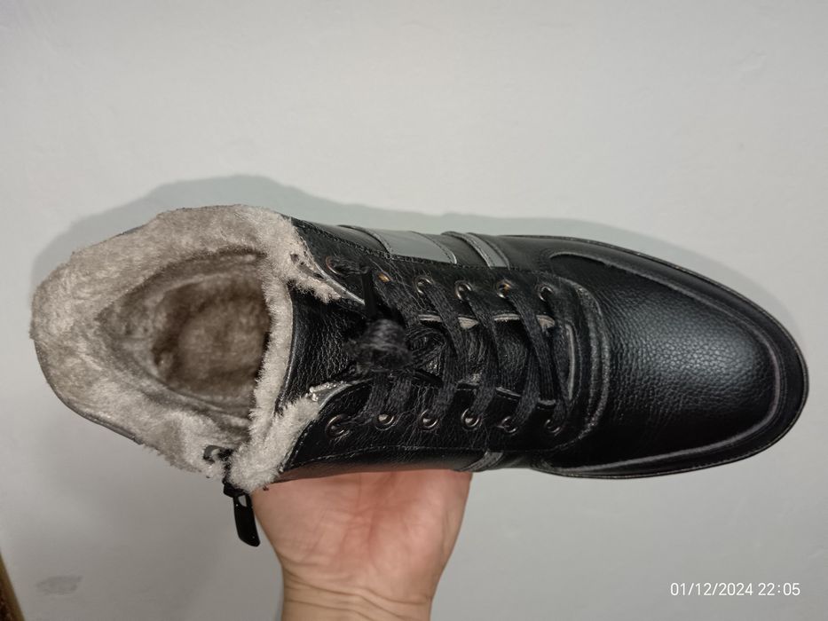 Зимние полуботинки