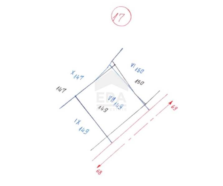 Парцел с Разрешение за строеж на еднофамилна къща в с. Черньово
