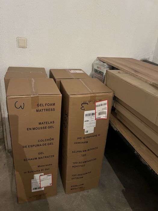 Нов на руло Двулицев матрак 90X190 височина 20см нов вакумиран 90/190